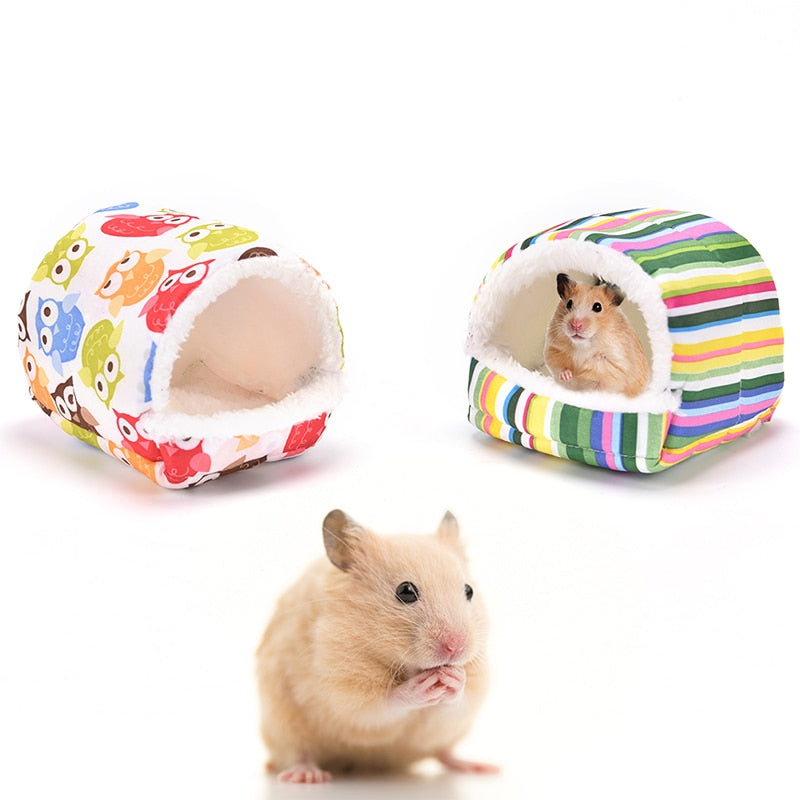 Caminha de pelúcia para hamster