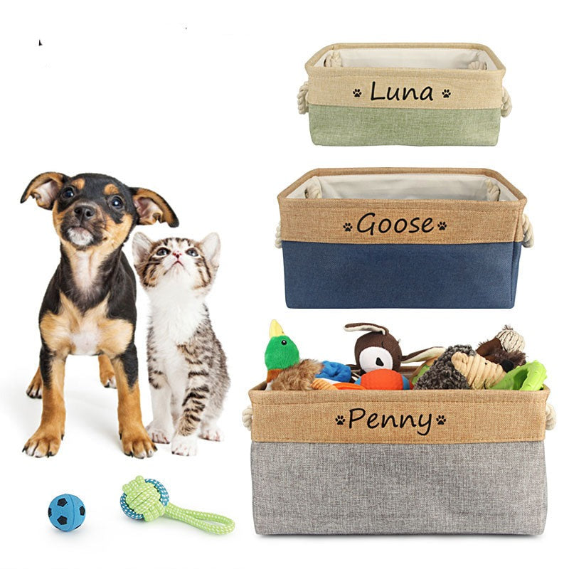 Caixa organizadora para pets personalizada