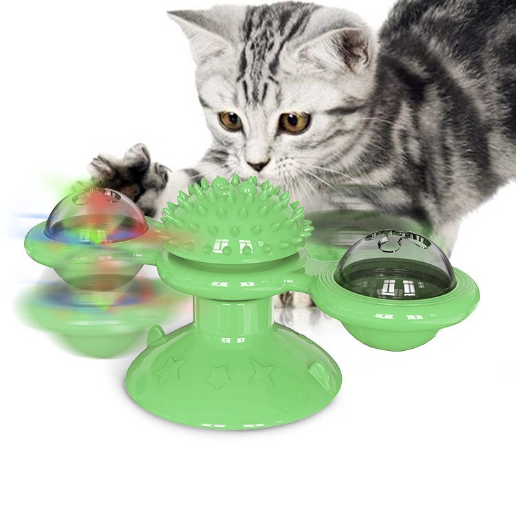 Brinquedo para gatos moinho de vento